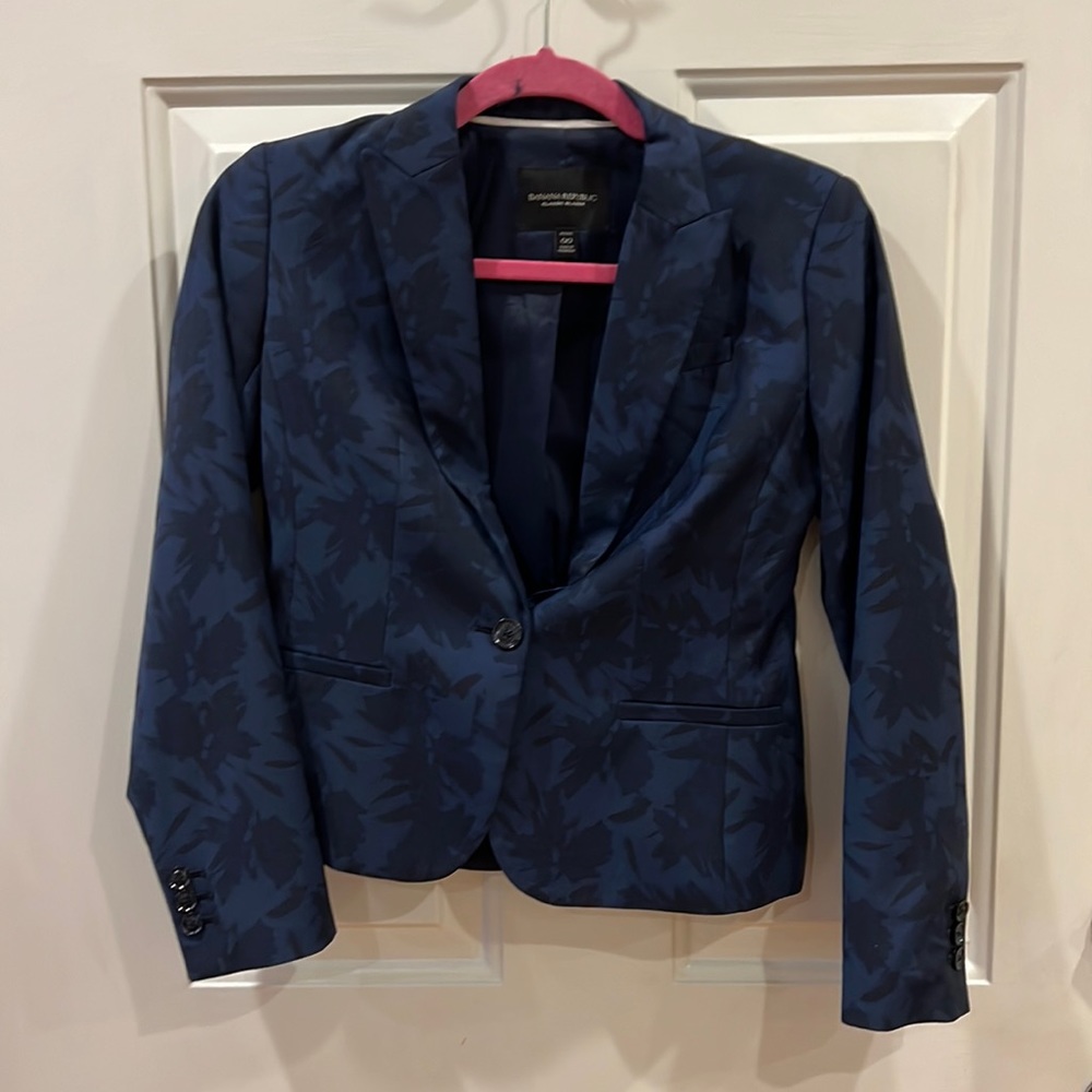 Banana Republic Floral Blazer